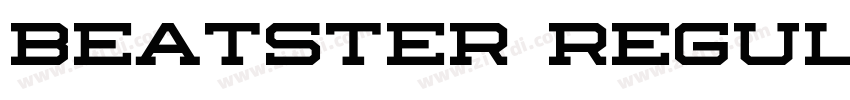 Beatster Regular字体转换